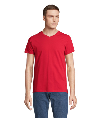 REGENT V, tee-shirt à col V — rouge — XS — variante de couleur