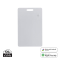 Carte de localisation ultrafine rechargeable Findit Dual en plastique recyclé RCS, blanc