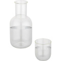 Ensemble carafe et verre Amelie, transparent