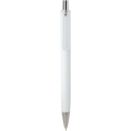 Stylo à bille Feld en matières recyclées RCS à finition métallique, encre noire, blanc