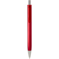 Stylo à bille Feld en matières recyclées RCS à finition métallique, encre noire, rouge