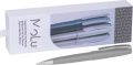 Stylo à bille métallique Des Moines MoLu, gris