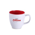 Mug Americano Small Pure, blanc / rouge