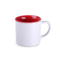Mug Loft Pure, blanc / rouge