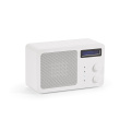 Enceinte Soundview en ABS recyclé de 3 600 mAh, autonomie de 10 h, écran LCD, blanc