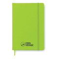 Carnet A5 de 96 feuilles vierges, vert citron