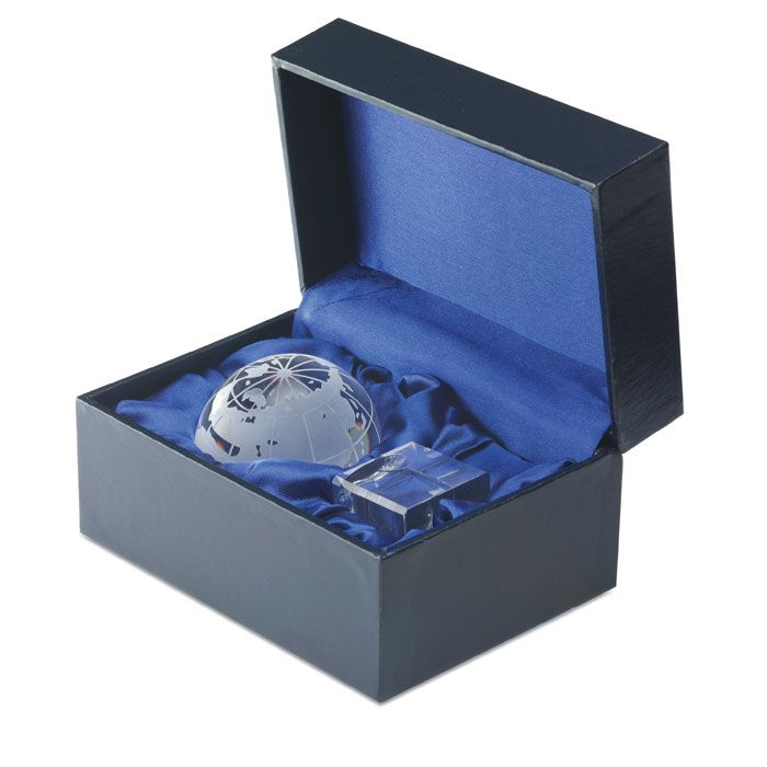 Presse-papiers globe Mundi — transparent — image du produit (1)