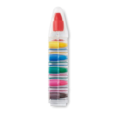 Lot de 6 crayons de cire — transparent — image du produit (2)