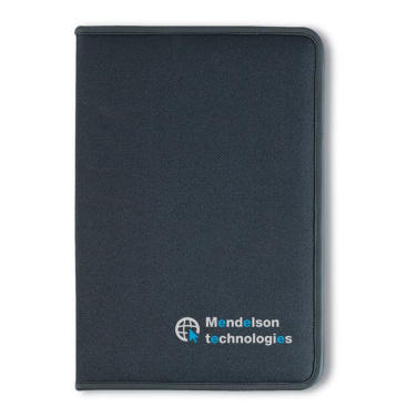 Conférencier A4 zippé — noir — image du produit (2)