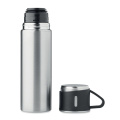Bouteille à double paroi de 420 ml, argenté mat