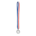 Médaille de 5 cm de diamètre, argenté mat