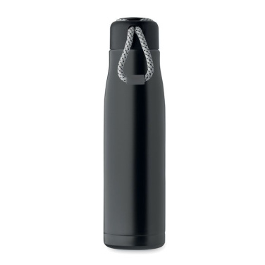 Bouteille isotherme à double paroi CORDLE 500 ml — noir — image du produit (2)