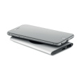 Batterie externe de 5000 mAh avec charge de 15 W, argenté mat
