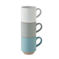 Mug empilable en céramique 170 ml, blanc