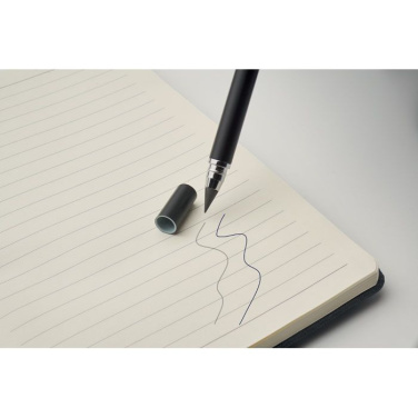 Carnet A5 avec support de téléphone — noir — image du produit (3)