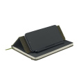 Carnet A5 avec support de téléphone, vert foncé