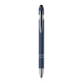 Stylo tactile en aluminium recyclé, bleu marine français