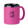 Mug en céramique de 300 ml pour gravure laser, fuchsia