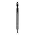 Stylo tactile en aluminium recyclé, gris pierre