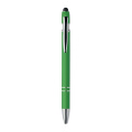 Stylo tactile en aluminium recyclé, vert citron