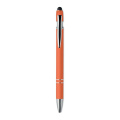 Stylo tactile en aluminium recyclé, orange