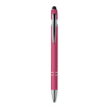 Stylo tactile en aluminium recyclé, fuchsia