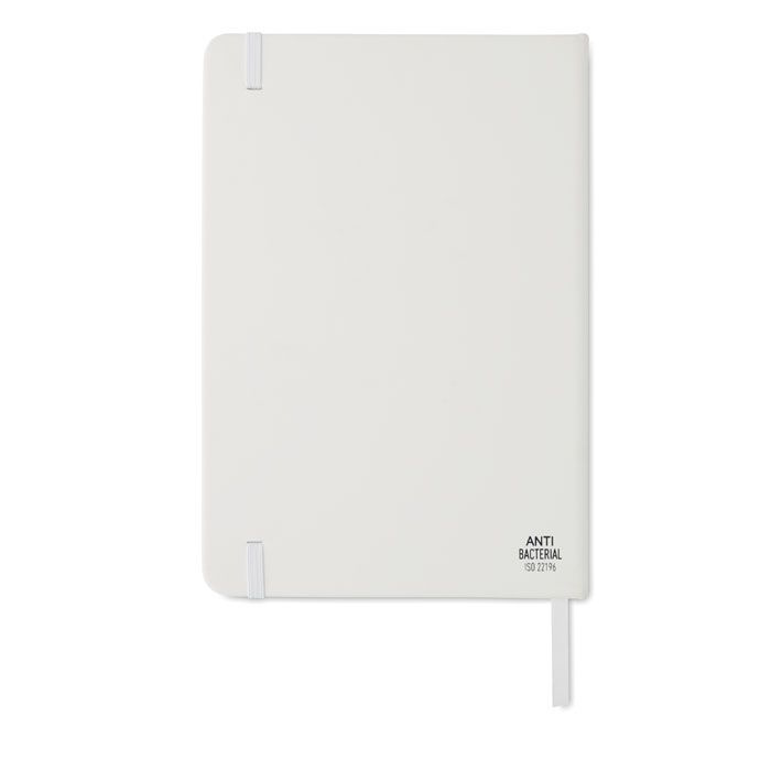 Carnet A5 antibactérien — blanc — image du produit (1)