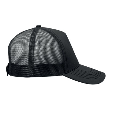 Casquette trucker à 5 panneaux — noir — image du produit (2)