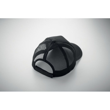 Casquette trucker à 5 panneaux — noir — image du produit (3)