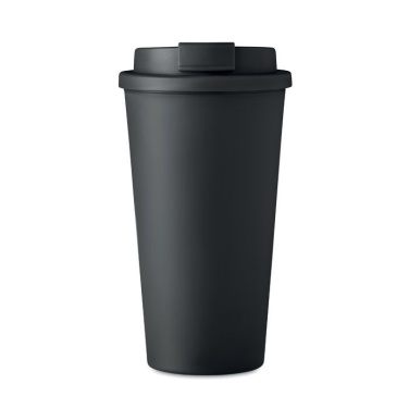 Gobelet à double paroi de 450 ml — noir — image du produit (3)