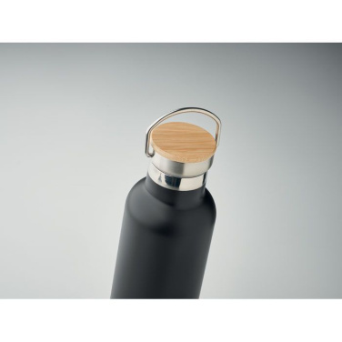 Bouteille à double paroi 750 ml — noir — image du produit (3)