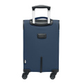 Valise cabine souple en RPET 600D, bleu