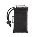 Couverture de survie dans une pochette, noir