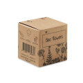 Bombe à graines de fleurs mellifères, beige