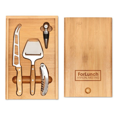 Ensemble fromage et vin — bois — image du produit (3)