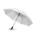 Parapluie pliant 21 pouces à ouverture automatique, blanc