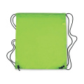 Sac à cordon avec bande réfléchissante, jaune fluo