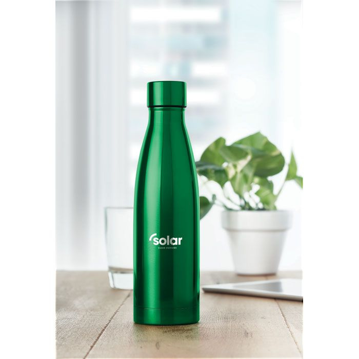 Bouteille à double paroi 500 ml — vert — image du produit (1)