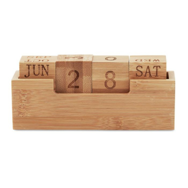Calendrier en bambou — bois — image du produit (2)