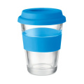 Gobelet en verre 350 ml, bleu