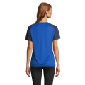 VORTEX WOMEN, tee-shirt à manches raglan, bleu marine français/bleu roi
