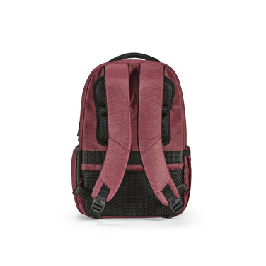 Sac à dos New York de 20 L en nylon recyclé et rPET, pour ordinateur de 17 pouces — bordeaux — image du produit (3)