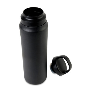 Bouteille Aviana™ Rowan RCS de 470 ml en matière recyclée — noir — vue de détail (2)