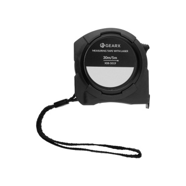 Mètre ruban Gear X de 5 m avec télémètre laser de 30 m — noir — vue de détail (1)