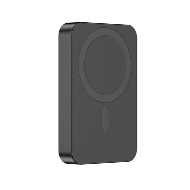 Batterie externe Urban Vitamin Compton 10 000 mAh en plastique et aluminium recyclés certifiés RCS, noir — vue de détail (1)