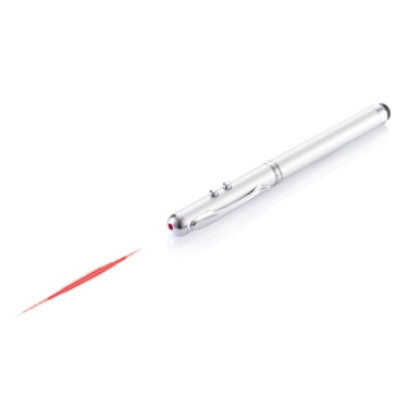 Stylo 4 en 1 — argenté — vue de détail (3)