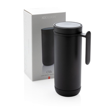 Mug de voyage étanche Clik — noir — image du produit (2)