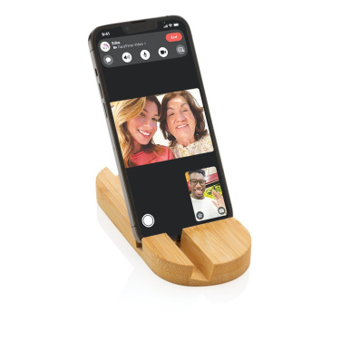Support de tablette et téléphone en bambou — marron — vue de détail (2)