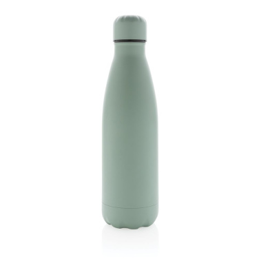 Gourde isotherme sous vide unie en acier inoxydable 500 ml — vert — vue de détail (2)