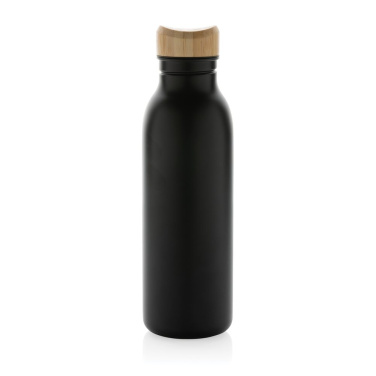 Gourde Avira Alcor en acier recyclé RCS à simple paroi 600 ml — noir — vue de détail (3)